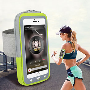 Sport Armband Handytasche Sportarmband Laufen Joggen Universal B14 Grün