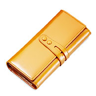 Handtasche Clutch Handbag Schutzhülle Leder Universal H14 Gold