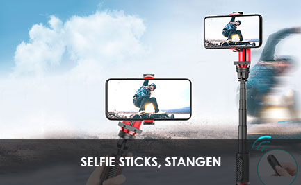 Selfie Sticks, Stangen für Handy