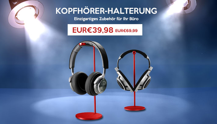 Universal Ständer Ohrhörer Headset Kopfhörer Stand H01 Rot