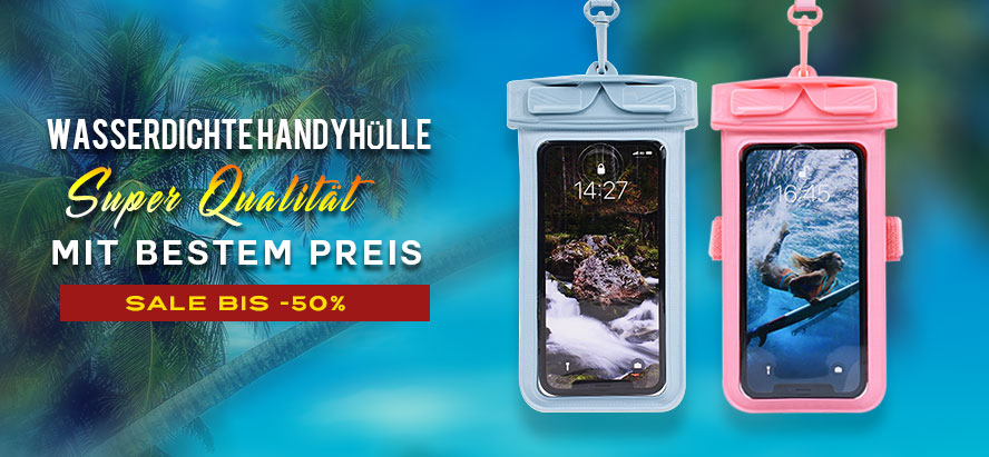 Wasserdichte Handyhülle für Handy