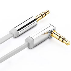 Audio Stereo 3.5mm Klinke Kopfhörer Verlängerung Kabel auf Stecker A02 für Samsung Galaxy Book Flex 15.6 NP950QCG Weiß