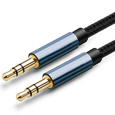 Audio Stereo 3.5mm Klinke Kopfhörer Verlängerung Kabel auf Stecker A04 Schwarz