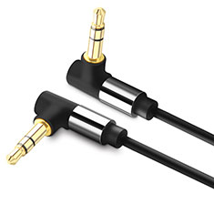 Audio Stereo 3.5mm Klinke Kopfhörer Verlängerung Kabel auf Stecker A09 Schwarz