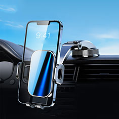 Auto KFZ Armaturenbrett Halter Halterung Universal AutoHalter Halterungung Handy BY5 für Motorola Moto E7 2020 Schwarz
