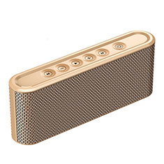Bluetooth Mini Lautsprecher Wireless Speaker Boxen K07 für Sharp AQUOS Sense4 Plus Gold