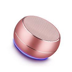 Bluetooth Mini Lautsprecher Wireless Speaker Boxen für Motorola Moto G82 5G Rosegold
