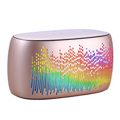 Bluetooth Mini Lautsprecher Wireless Speaker Boxen S06 für Wiko Ridge Fab 4G Gold