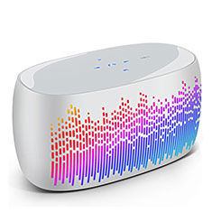 Bluetooth Mini Lautsprecher Wireless Speaker Boxen S06 für Sharp AQUOS Sense4 Plus Weiß