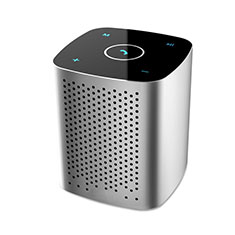 Bluetooth Mini Lautsprecher Wireless Speaker Boxen S10 für Wiko View Lite Silber