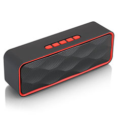 Bluetooth Mini Lautsprecher Wireless Speaker Boxen S18 für Samsung Galaxy Book Flex 13.3 NP930QCG Rot