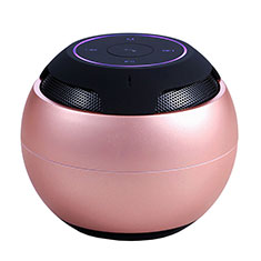 Bluetooth Mini Lautsprecher Wireless Speaker Boxen S22 für Oppo Find N2 Flip 5G Rosegold