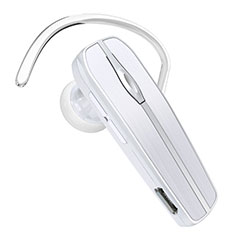 Bluetooth Wireless Stereo Kopfhörer Sport Ohrhörer In Ear Headset H39 für HTC One E9 Plus Weiß