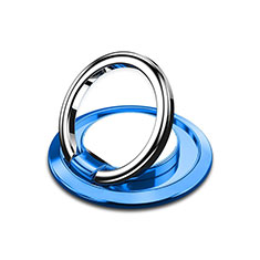 Fingerring Ständer Magnetische Smartphone Halter Halterung Universal H10 für Apple iPhone 11 Pro Hellblau