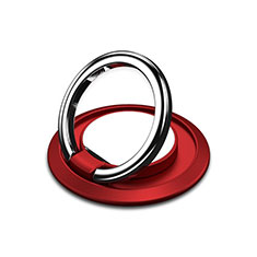 Fingerring Ständer Magnetische Smartphone Halter Halterung Universal H10 für LG K22 Rot