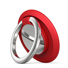 Fingerring Ständer Magnetische Smartphone Halter Halterung Universal H14 Rot