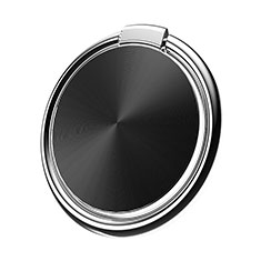 Fingerring Ständer Magnetische Smartphone Halter Halterung Universal Z01 für Samsung Galaxy A51 4G Schwarz