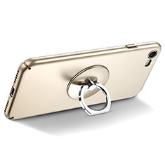 Fingerring Ständer Smartphone Halter Halterung Universal R01 für HTC Desire 728 728g Gold