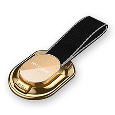 Fingerring Ständer Smartphone Halter Halterung Universal R11 für Vivo Y20 Gold