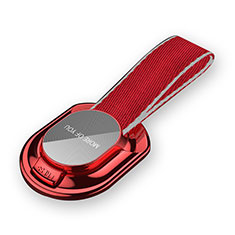 Fingerring Ständer Smartphone Halter Halterung Universal R11 für Oneplus Nord N100 Rot