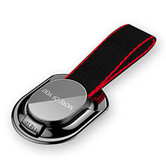 Fingerring Ständer Smartphone Halter Halterung Universal R11 für Sony Xperia XA2 Plus Schwarz