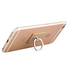 Fingerring Ständer Smartphone Halter Halterung Universal Z01 für Apple iPhone 6 Gold