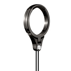 Fingerring Ständer Smartphone Halter Halterung Universal Z17 für LG K62 Schwarz