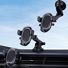 Halter Halterungung Auto Halter Halterung Saugnapf Universal BS3 für Vivo X50 5G Schwarz