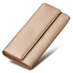 Handtasche Clutch Handbag Schutzhülle Leder Universal K01 für Motorola Moto G71s 5G Gold