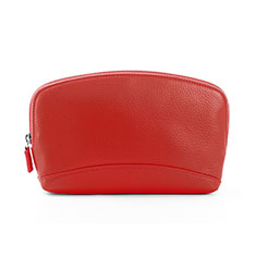 Handtasche Clutch Handbag Schutzhülle Leder Universal K14 für Motorola Moto G9 Plus Rot