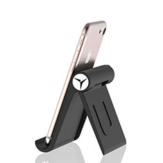 Handy Ständer Smartphone Halter Halterung Stand Universal K27 für Motorola Moto G62 5G Schwarz