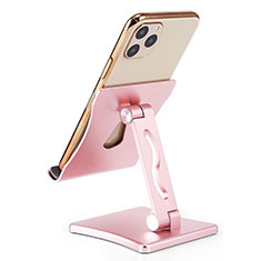 Handy Ständer Smartphone Halter Halterung Stand Universal K32 für Samsung Galaxy S21 Plus 5G Rosegold