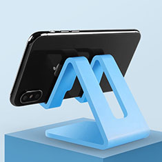 Handy Ständer Smartphone Halter Halterung Stand Universal N01 für Oneplus Ace 3 5G Blau