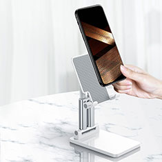Handy Ständer Smartphone Halter Halterung Stand Universal N26 für Sony Xperia XA3 Weiß