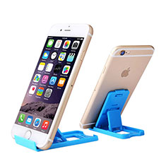 Handy Ständer Smartphone Halter Halterung Stand Universal T02 für Xiaomi Redmi Note 9S Hellblau