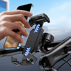 Handyhalterung Fahrrad Halterung Universal Motorrad HandyHalter Lenker Smartphone Bike für Samsung Galaxy Express Prime 4G Lte J320a Schwarz