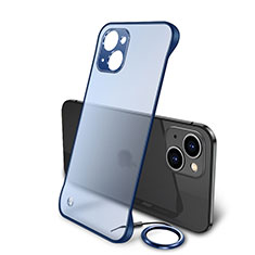 Handyhülle Hülle Crystal Hartschalen Tasche Schutzhülle H01 für Apple iPhone 13 Blau