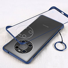 Handyhülle Hülle Crystal Hartschalen Tasche Schutzhülle H01 für Huawei Mate 40 Blau