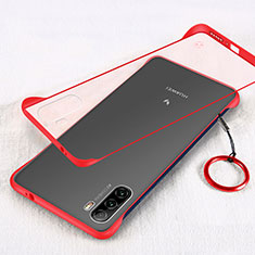 Handyhülle Hülle Crystal Hartschalen Tasche Schutzhülle H01 für Huawei Mate 40 Lite 5G Rot
