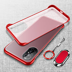 Handyhülle Hülle Crystal Hartschalen Tasche Schutzhülle H01 für Huawei Nova 8 5G Rot
