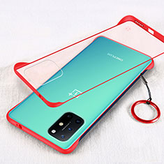 Handyhülle Hülle Crystal Hartschalen Tasche Schutzhülle H01 für OnePlus 8T 5G Rot