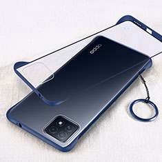 Handyhülle Hülle Crystal Hartschalen Tasche Schutzhülle H01 für Oppo A53 5G Blau