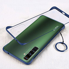 Handyhülle Hülle Crystal Hartschalen Tasche Schutzhülle H01 für Realme X50 Pro 5G Blau