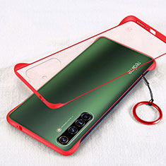 Handyhülle Hülle Crystal Hartschalen Tasche Schutzhülle H01 für Realme X50 Pro 5G Rot