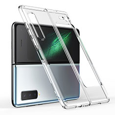 Handyhülle Hülle Crystal Hartschalen Tasche Schutzhülle H01 für Samsung Galaxy Fold Klar