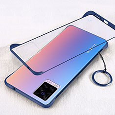 Handyhülle Hülle Crystal Hartschalen Tasche Schutzhülle H01 für Vivo V20 Pro 5G Blau