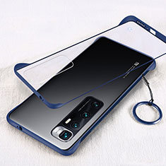 Handyhülle Hülle Crystal Hartschalen Tasche Schutzhülle H01 für Xiaomi Mi 10 Ultra Blau