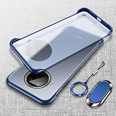 Handyhülle Hülle Crystal Hartschalen Tasche Schutzhülle H01 für Xiaomi Mi 10i 5G Blau