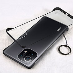 Handyhülle Hülle Crystal Hartschalen Tasche Schutzhülle H01 für Xiaomi Mi 11 5G Schwarz