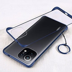 Handyhülle Hülle Crystal Hartschalen Tasche Schutzhülle H01 für Xiaomi Mi 11 Lite 4G Blau